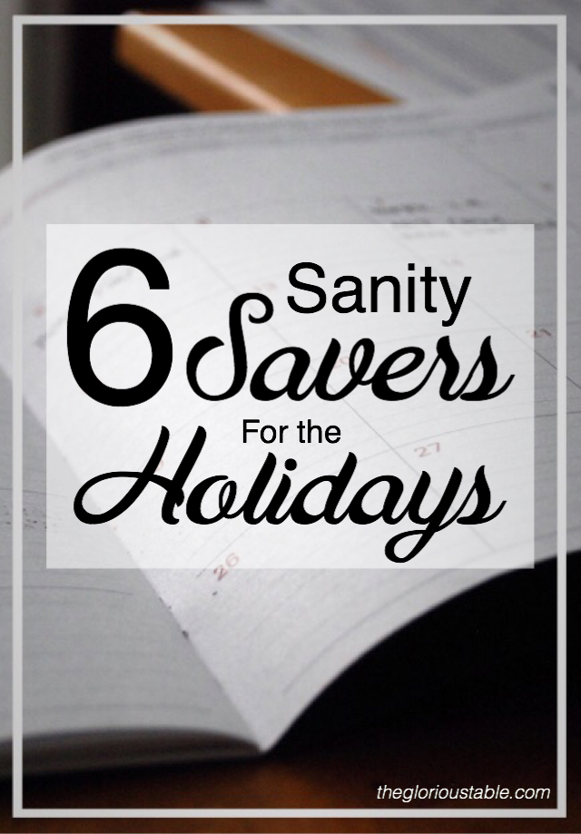 6 Ways to Keep Your Sanity During the Holidays